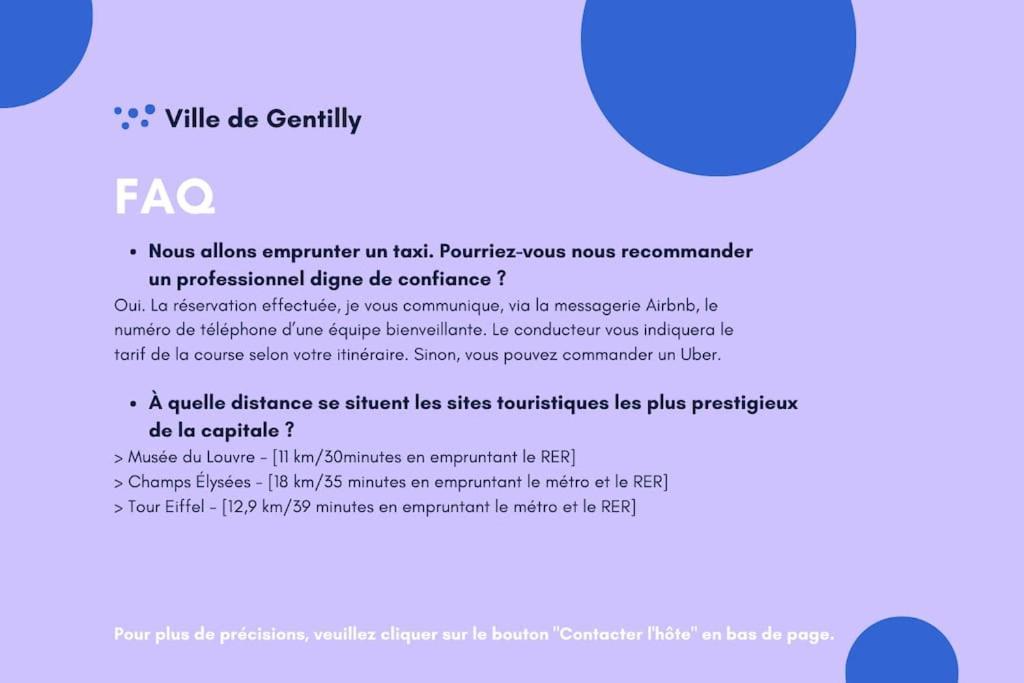 Paris Gentilly Appartement Tout Equipe - Rer B Luaran gambar